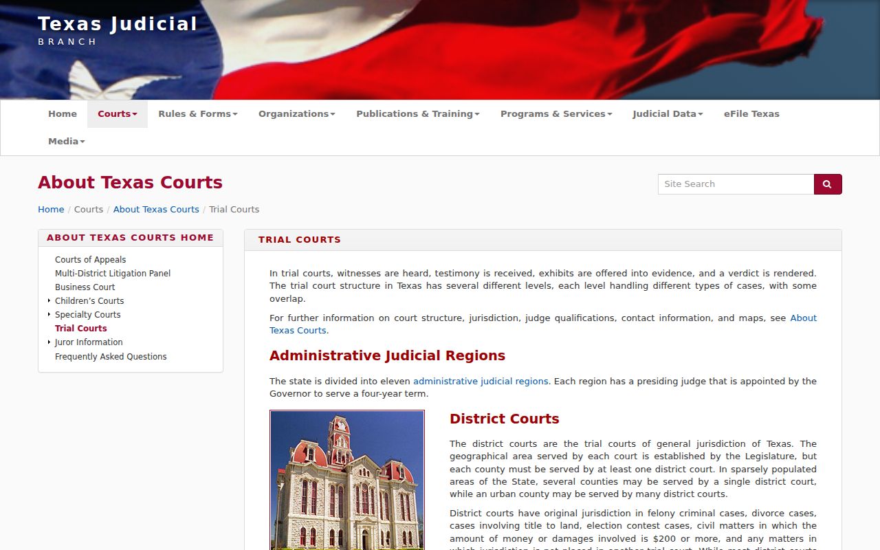 McCulloch County bench warrants court jurisdiction chart